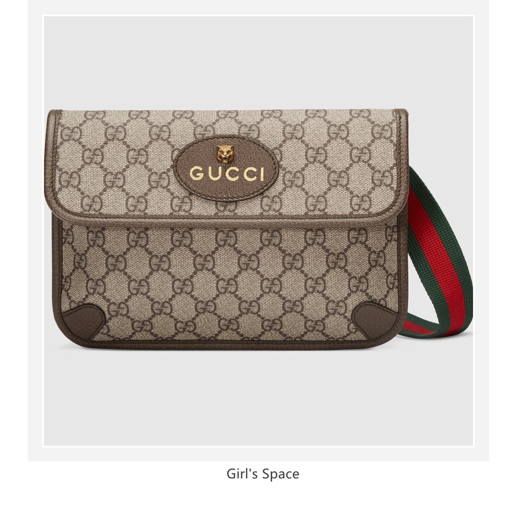 Gucci / new / GG Supreme canvas belt bag / shoulder bag / Authentic 100%