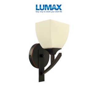 LUMAX โคมไฟติดผนัง รุ่น WSG14-051 สีดำ ขาว