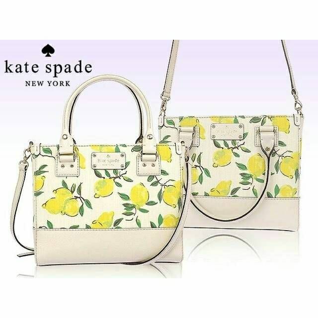 กระเป๋า Kate Spade ♠️Lemon collection tote bag เคทสเปรด ของแท้ 100% งาน shop ไม่ใช่งาน outlet ค่ะ(รูปสินค้าจริงรูป6-9)
