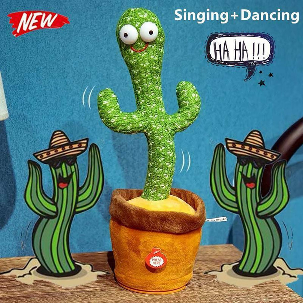 dancing cactus toy soft