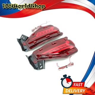 ไฟทับทิมท้าย Led V2 สี Red Fortuner Toyota 4 ประตู ปี2015 - 2016