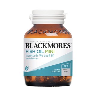 🔥ถูกสุดๆ🔥Blackmores fish oil mini cap น้ำมันปลา แบล็คมอร์ส 30, 60เม็ด