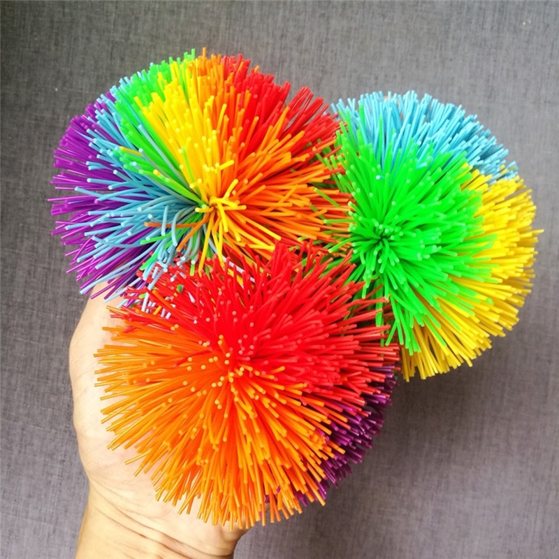 Ball Rainbow สีสัน Sensory Fidget ของเล่น ADHD ออทิสติกความเครียดบรรเทา