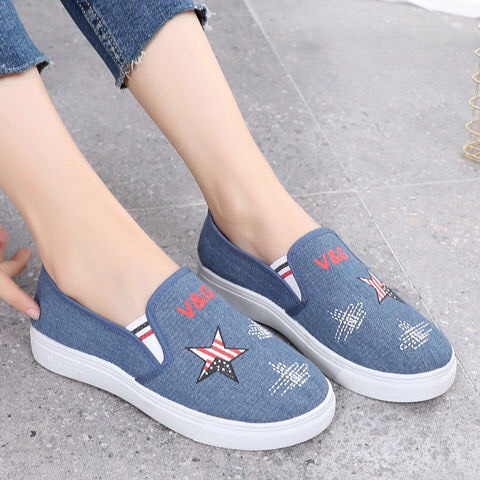 มาใหม่! รองเท้าผ้าใบ แฟชั่น แบบสวม นุ่ม ใส่สบาย V&G-1 (พร้อมส่ง)