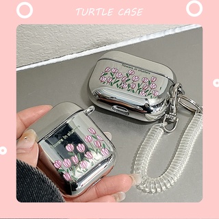 [พร้อมส่ง] เคสหูฟังบลูทูธไฟฟ้า tpu พร้อมสายคล้อง สําหรับ Airpods 3 2 3