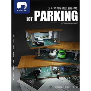 jk_garage 🚗🇯🇵 คอนโด จอดรถ 1:32 สุดอลังการ พื้นที่จอด สมจริง พร้อมไฟโรงจอด โชว์ได้ 24 ชั่วโมง ของขวัญ วันเกิด แฟน