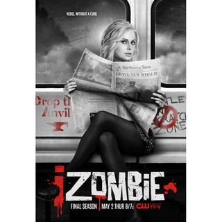 iZombie Season 5 สืบ กลืน สมอง ปี 5 ( 13 ตอนจบ ) พากย์ ไทยมาสเตอร์2.0/อังกฤษ5.1 บรรยาย อังกฤษ DVD 5 แผ่น