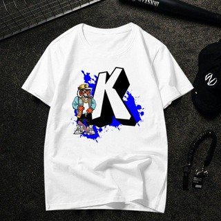 เสื้อยืดตัวอักษร K แนว Street ลายเท่ห์ๆ