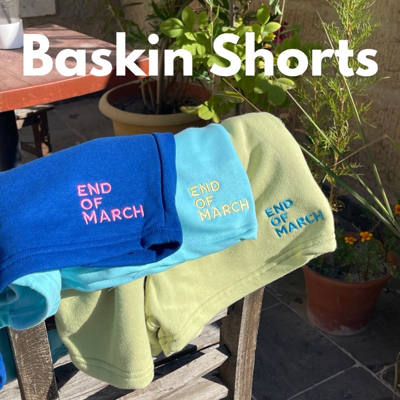 ENDOFMARCH | BASKIN SHORTS IN NEW COLORS กางเกงวอร์มขาสั้น 🍊