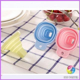 Eos Center กรวยซิลิโคน พับเก็บประหยัดพื้นที่ พกพาสะดวก Silicone funnel