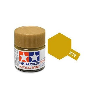 Tamiya Acrylic Paint X-12 (Gold Leaf)