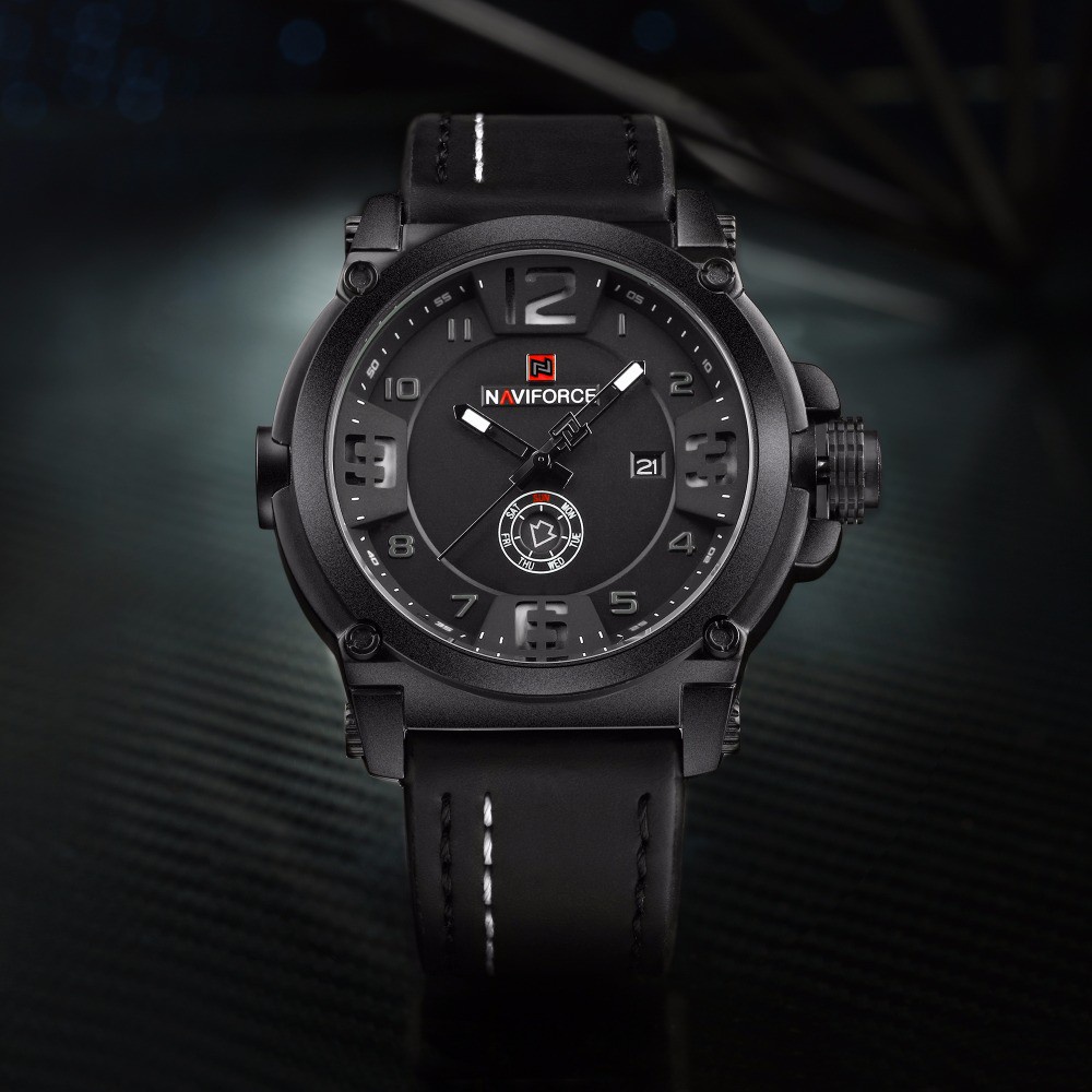 นาฬิกาผู้หญิง นาฬิกา casio ผู้ชาย ส่งจากไทย นาฬิกา naviforce แท้ รับประกัน 1 ปี นาฬิกาnaviforce รุ่น NF9099 สายหนัง กันน