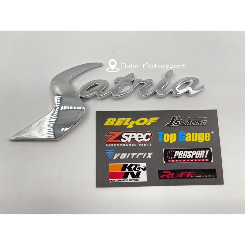 Proton Satria Logo Emblem badge wira saga gti Mitsubishi Lancer mivec 1.6v