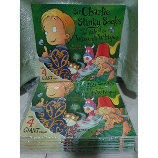 Sir Charlie Stinky Socks and the Tale of the Wizards Whisper., with 4 Giant Flaps.-112.