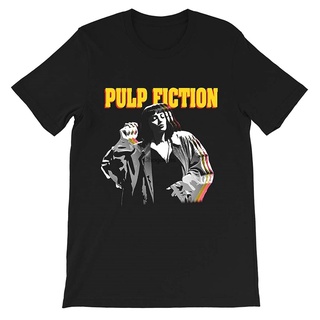 Gogold เสื้อยืด พิมพ์ลายภาพยนตร์โปสเตอร์ภาพยนตร์ Pulp Movie Fiction Film Mia Wallace ภาพยนตร์ละคร Sitcom ทีวี ของขวัญกรา