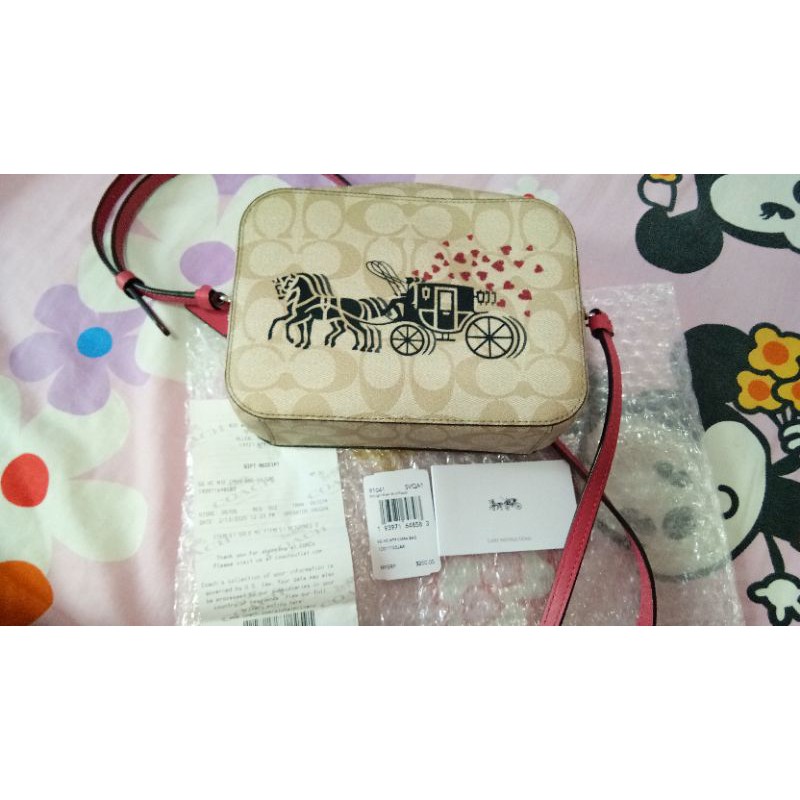 ขายแล้ว.  coach  cosbody. ลายใหม่/ลายรถม้า.แท้  100%