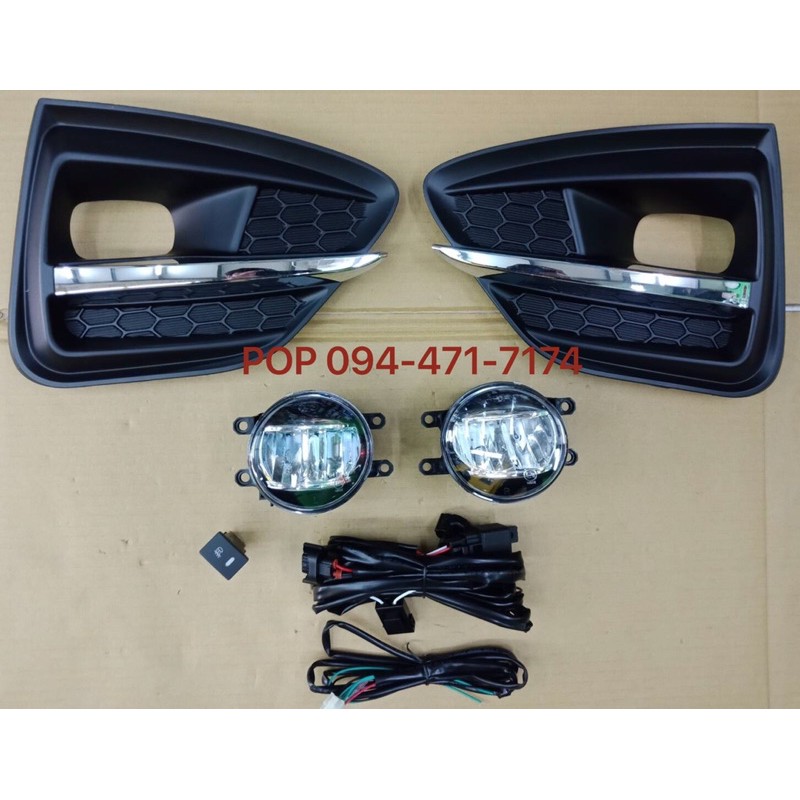 ไฟตัดหมอก สปอร์ตไลท์​ ฟอร์จุนเนอร์ fortuner​ 2017 2018​ 2019​ TRD led fortuner trd2 sportlight Toyot