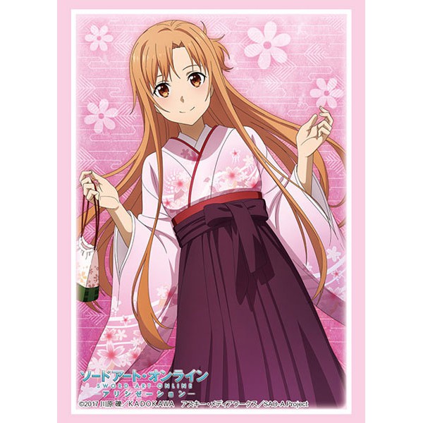 Bushiroad Sleeve Collection HG Vol.2747 Sword Art Online Alicization "Asuna Yuuki" Hakama ver.2 - ซองใส่การ์ด, ซองการ์ด