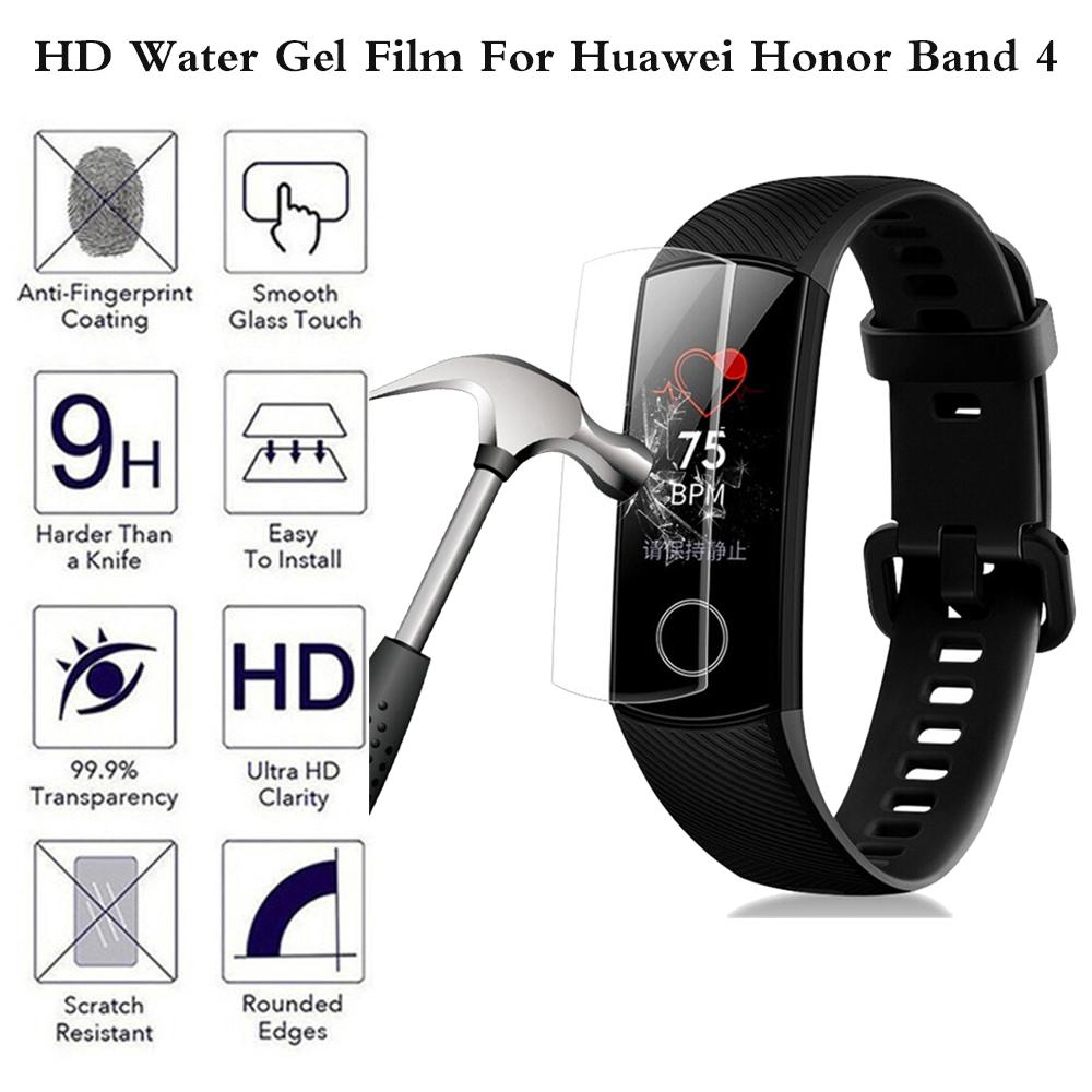 ฟิล์มกันรอยหน้าจอ 9 d soft tpu hd ultra สําหรับ huawei honor band 4/3 5 ชิ้น