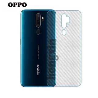 ฟิล์มคาร์บอนไฟเบอร์ ป้องกันด้านหลัง สําหรับ OPPO A9 A5 (2020) A95 A54S A36 A96 5G Realme 9i