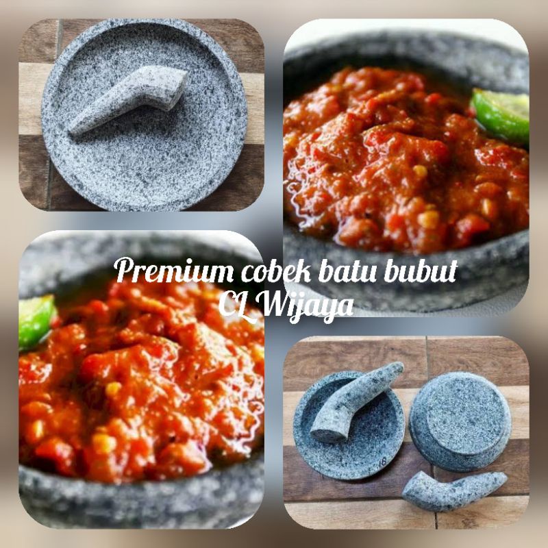 พรีเมี่ยม 26CM LATHE STONE MORTAR PLUS QUALITY STONE ปูน