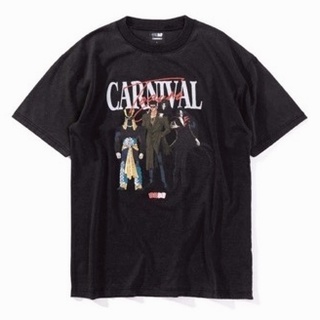 เสื้อยืดใหม่CARNIVAL&amp;#174; x YUYU HAKUSHO TEAM TOGURO T-SHIRT BLACK คนเก่งฟ้าประทาน size m,L,xl,xxlS-3XL