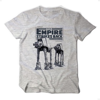 [COD]เสื้อยืดคอกลม แขนสั้น พิมพ์ลาย Star Wars ATAT ทรงหลวม สําหรับผู้ชายS-5XL