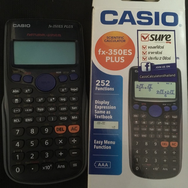 เครื่องคิดเลข Casio FX-350ES Plus
