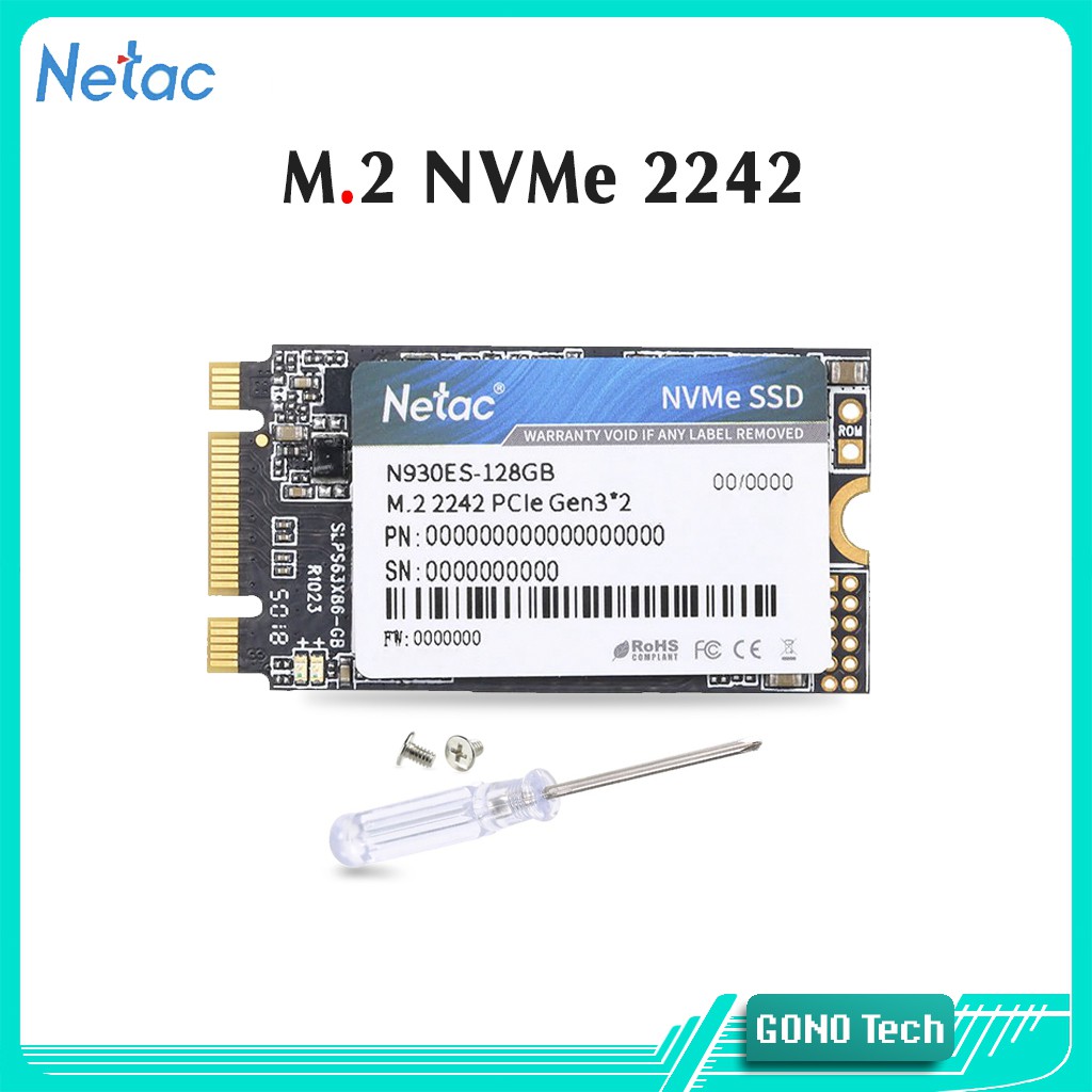 SSD M2 NVMe 2242 128Gb M.2 PCIe Netac N930ES