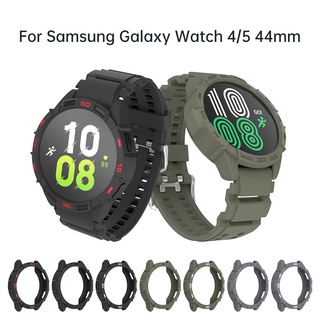 เคสป้องกันหน้าจอ TPU แบบนิ่ม สําหรับ Samsung Galaxy Watch 4 5 44 มม. Samsung Watch4 5