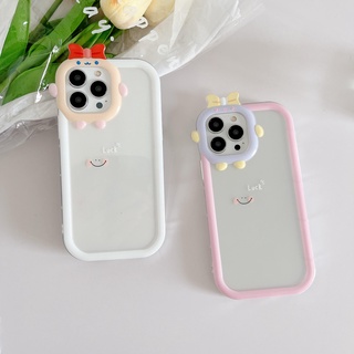 ใหม่ น่ารัก นางฟ้า เรียบง่าย ยิ้ม เคสไอโฟน 13 Pro Max iPhone 12 Pro Max 11 Pro Max Xs Max XR X Case โปร่งใส ป้องกันการหล่น ซิลิกาเจล นุ่ม เคส