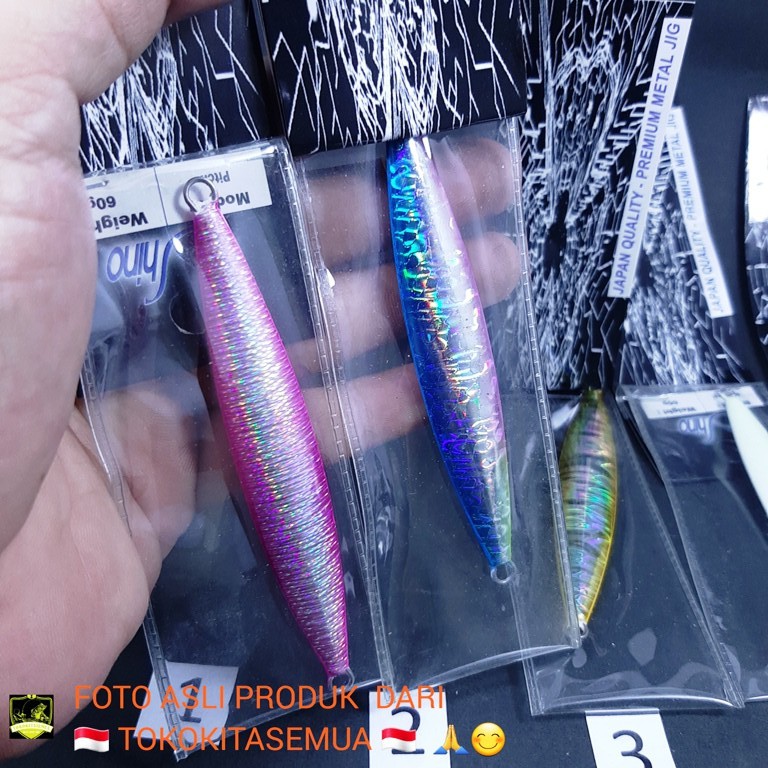 60 กรัม Metal Jigg Jigging Lure Fishing Bait specs ID749AG