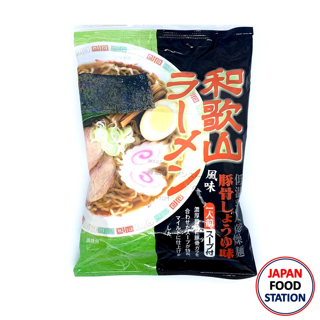 IGARASHI SEIMEN WAKAYAMA TONKOTSU SHOYU RAMEN (18554) บะหมี่กึ่งสำเร็จรูป ราเมนญี่ปุ่น รสทงคตสึ JAPA