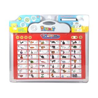 กระดาน Playmat &gt;ไทย-Eng + ปากกาไวท์บอร์ด กระดานไวท์บอร์เรียนรู้อักษร มีเสียง สองภาษา(WC)