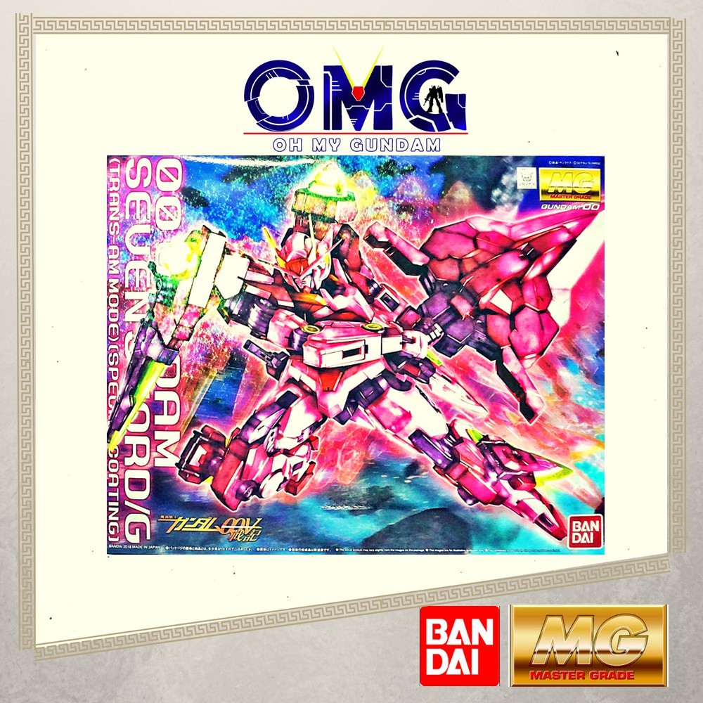 Bandai MG Trans-Am 00 Gundam Seven Sword/G เคลือบพิเศษ OMG Trans Am OO 7
