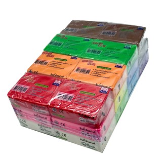 ดินน้ำมันไร้สารพิษ FUJI NO.150 (NON-TOXIC CLAY) 24ก้อน/แพ็ค