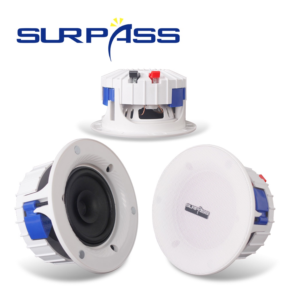 เสียงBathroom Waterproof Bluetooth Stereo Wall Amplifier Ceiling Speaker Fm Radio Home Audio