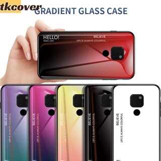 เคสโทรศัพท์มือถือแบบแข็งไล่โทนสีสําหรับ Huawei Mate 20 10 Pro Mate 10 Lite