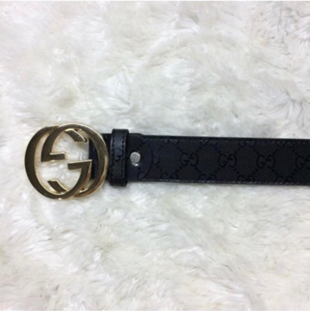 vtg gucci monogram belt 90s