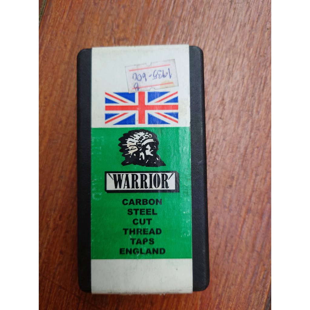 ดอกต๊าปเกลียว (3ตัว/ชุด) M12x1.75 ยี่ห้อ WARRIOR คนป่าแท้ ต๊าปตัวผู้เกลียวมิล ดอกต๊าปชุด  !!clearanc