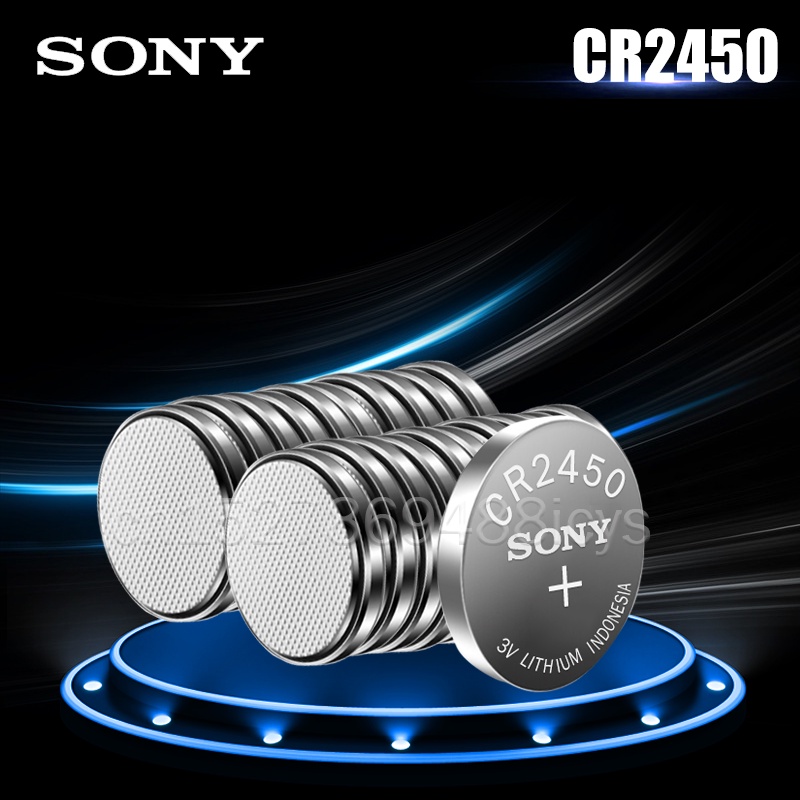 20PCS 100% Original Sony CR2450 CR 2450 3V Lithium Batteries DL2450 BR2450 LM2450 For Watch Car Key 