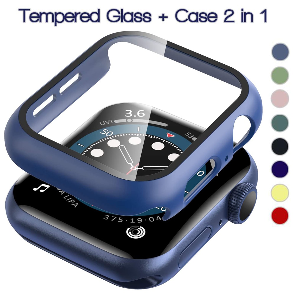 ฟิล์มกระจกนิรภัยกันรอยหน้าจอ สําหรับ Apple Watch 8 7 6 SE 5 4 3 2 1 Iwatch Series 8 7 6 5 4