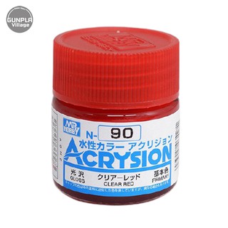 Mr.Hobby MR.ACRYSION COLOR N-90 CLEAR RED 4973028034271 (สี)