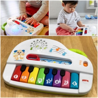 Fisher Price Laugh &amp; Learn Silly Sounds Light-Up Piano ฟิชเชอร์ไพรซ์ เปียโนสอนภาษา  มือสอง