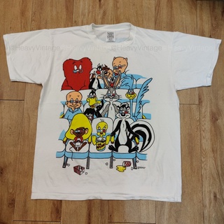 LOONEY TUNES CARTOON เสื้อลายการ์ตูน เสื้อวง เสื้อทัวร์