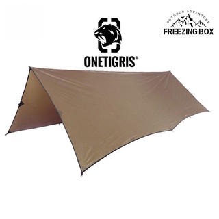 Bulwark Rain Fly Camping Tarp Onetigris สีน้ำตาล 4m*3m *มีประกัน (CE-HTM01-CB)