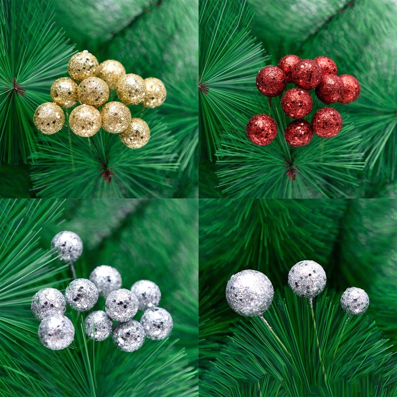 SUIT Christmas Ornament Foam Christmas Balls จําลองโฟมผลไม้ขนาดเล็ก