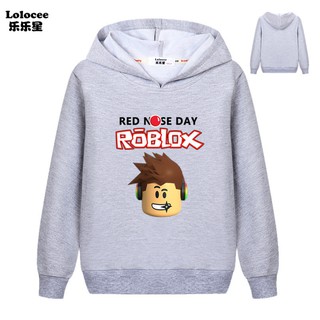 Roblox เสื้อกันหนาวมีฮู้ดแขนยาวสําหรับเด็ก