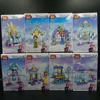 เลโก้ Frozen Castle Heima 8062 จำนวน 8 กล่อง สามารถนำปราสาทมารวมกันได้  งานดีมาก มีนัมเบอร์ทุกกล่อง สินค้าได้มาน้อย♥️♥️