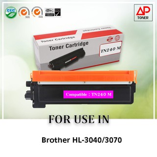 หมึกเทียบเท่า รุ่น BROTHER TN240 M (สีชมพู) ใช้สำหรับ BROTHER HL-3040 3070 HL-3045CN MFC-9125CN MFC-9325CW MFC-912